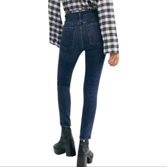 Free People High Rise Skinny Jeans - Picture 2 of 7